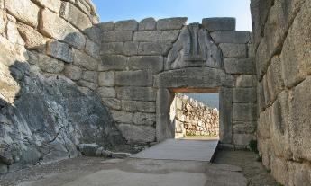 Article Μυκήνες, Mycenae, Η Πύλη των Λεόντων, The Lions Gate