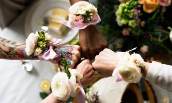 Article corsages, bridesmaids, wedding, nafplio, discovernafplioweddings, flowers