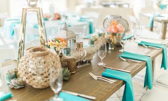 Article color palette, wedding, colours, trends, decoration, table, centerpiece
