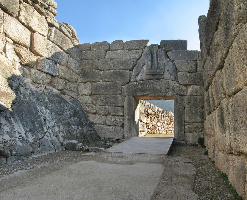 Μυκήνες, Mycenae, Η Πύλη των Λεόντων, The Lions Gate