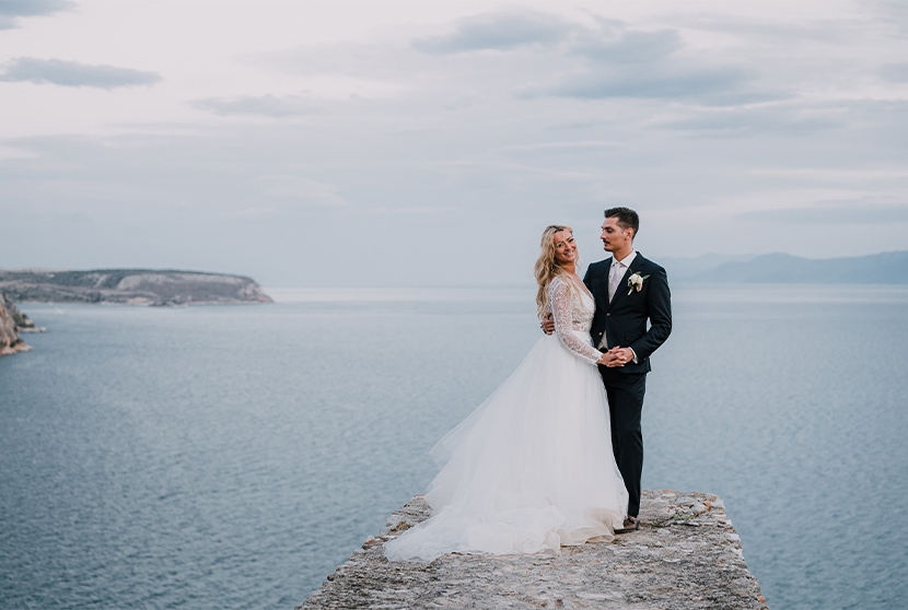 beach wedding, wedding in Greece, wedding in Nafplio