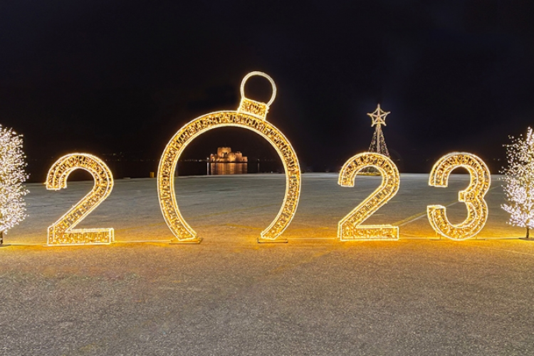 2023 Nafplio Christmas city decorations, 2023 στολισμός Χριστουγέννων Ναύπλιο