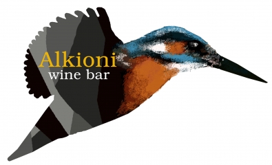 Alkioni logo, Alkioni wine bar Nafplio Greece
